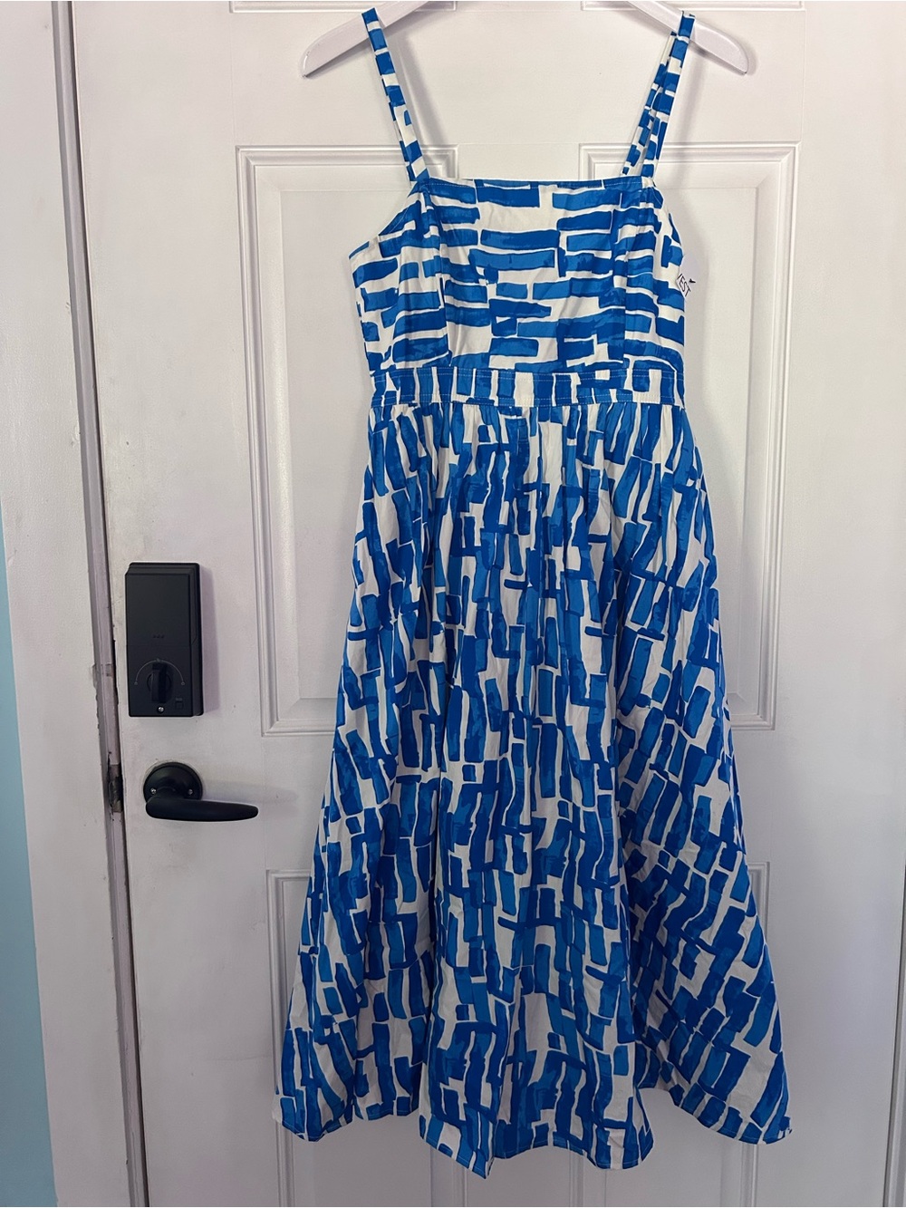 Nine West Blue and White Maxi Dress